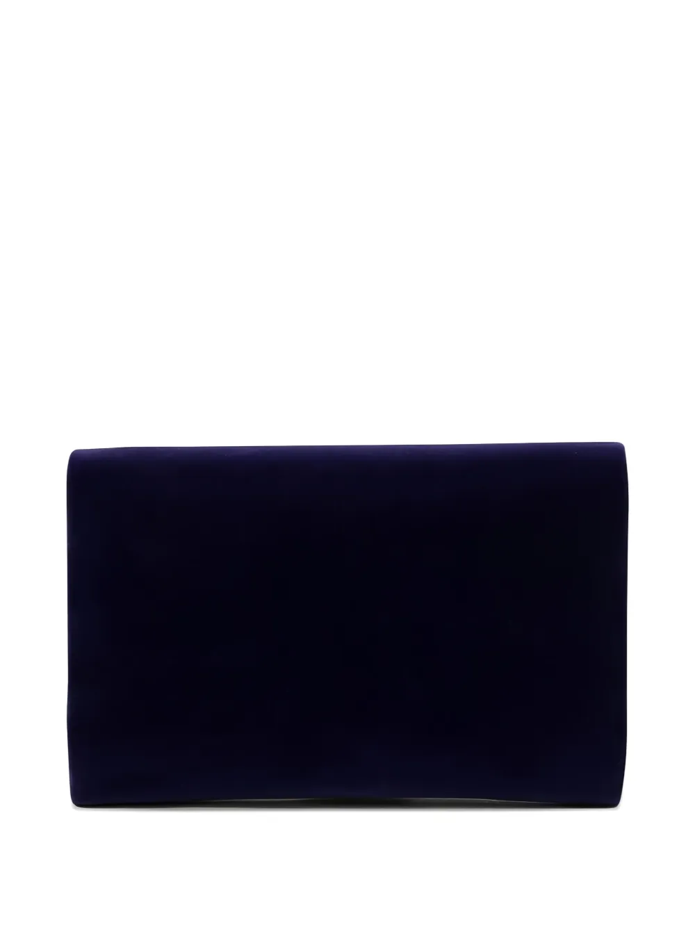 Amato Daniele Embellished-clasp Velvet Clutch Bag In Purple