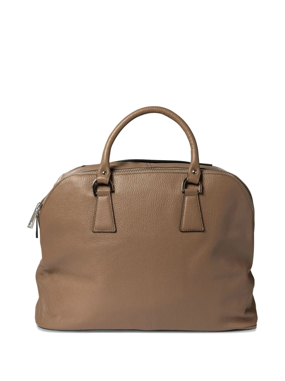 avenue 67 zip-top leather tote bag | Image 2