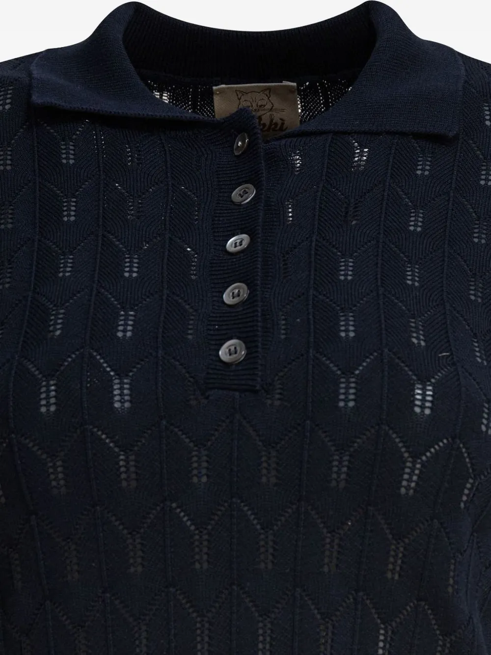 RAKKI knitted polo top | Polo Tops | Image 2