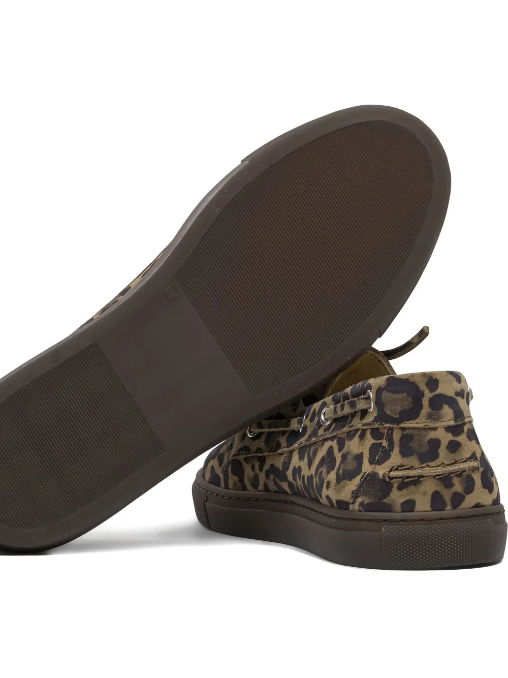 Copenhagen leopard-print loafers Brown