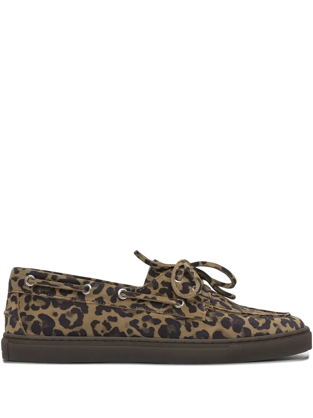 Copenhagen leopard-print loafers Brown