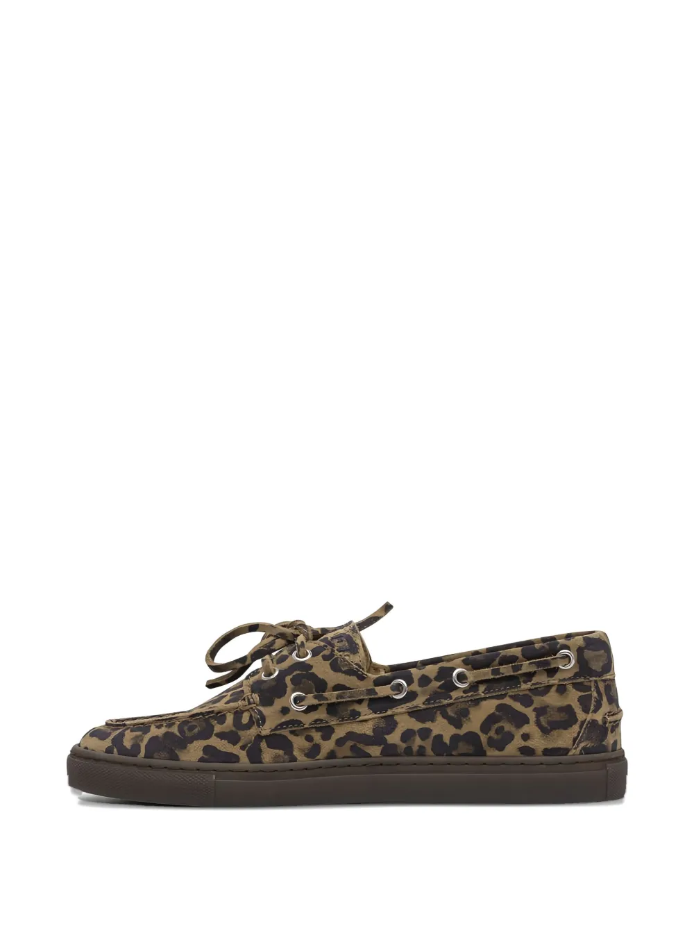 Copenhagen leopard-print loafers Brown