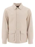 Vince button-front patch-pocket shirt jacket - Neutrals