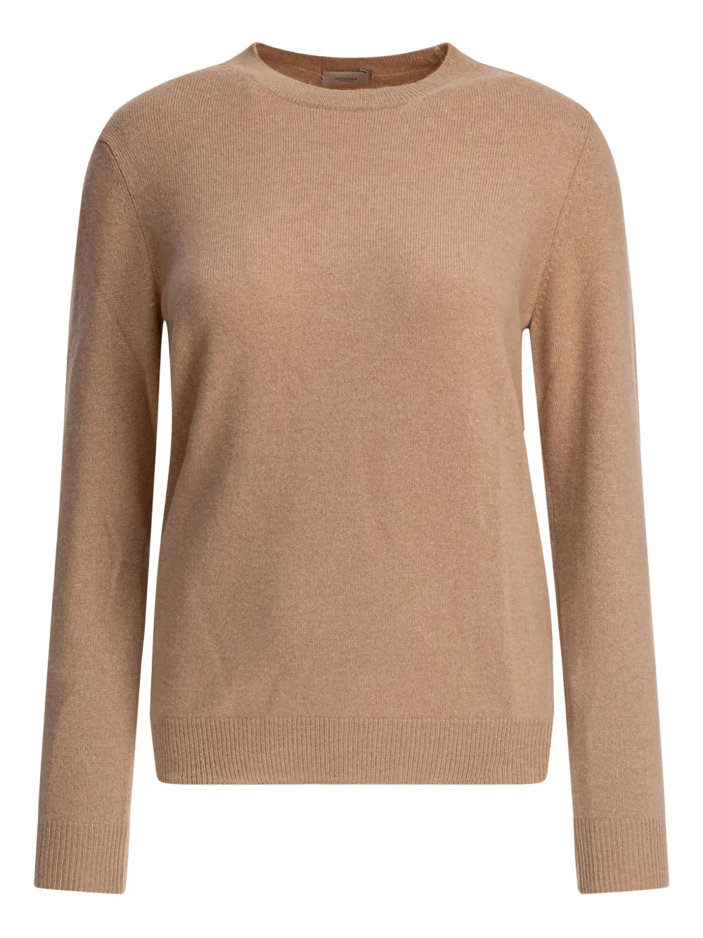 round-neck wool sweater