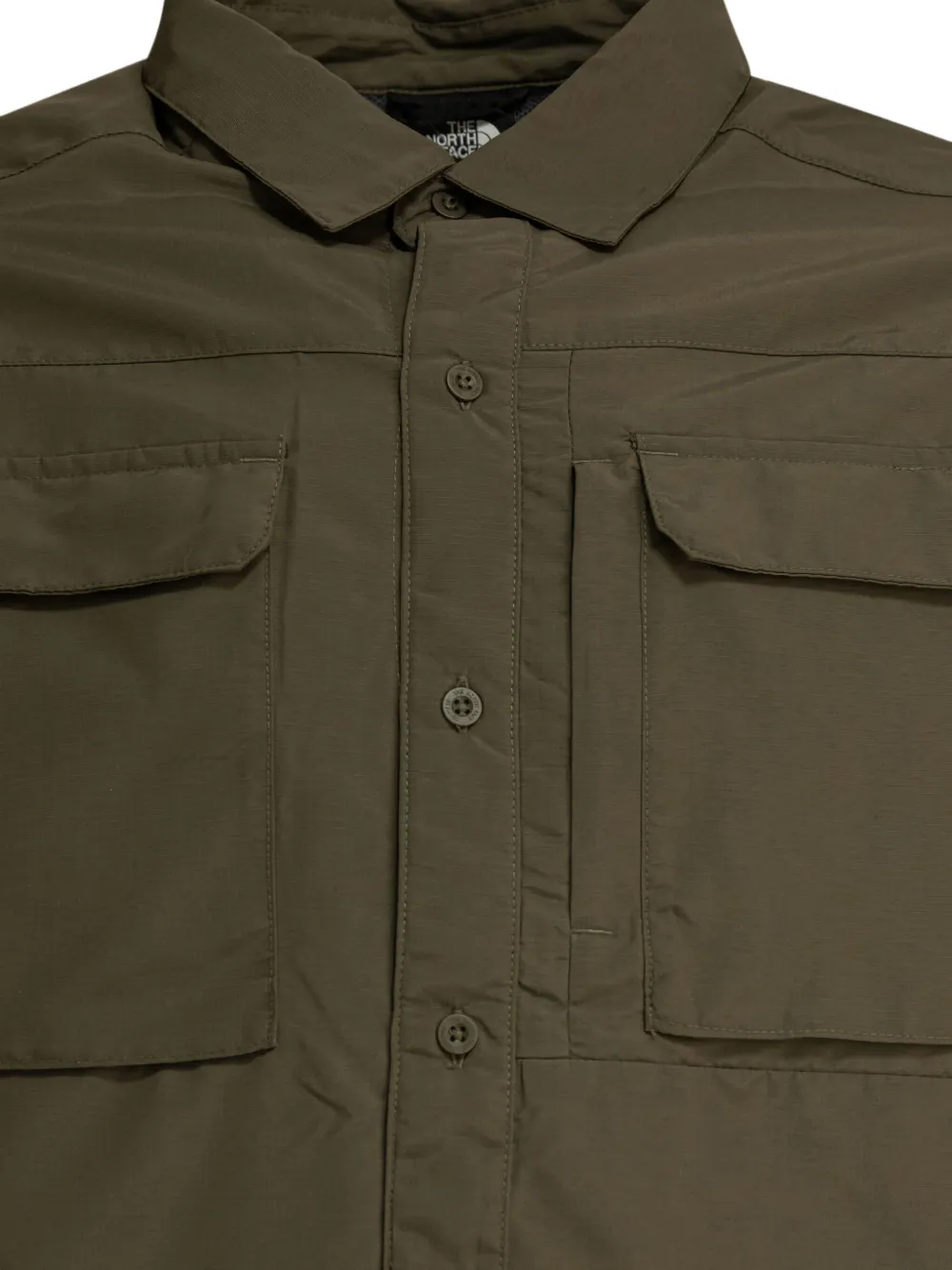 The North Face Sequoia Long-sleeve Button-fastening Shirt In Green