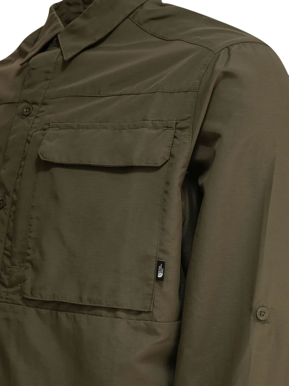 The North Face Sequoia Long-sleeve Button-fastening Shirt In Green