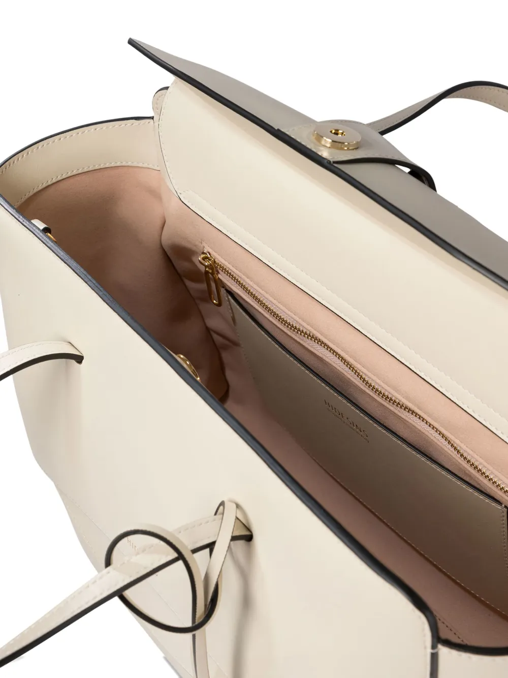 HIDESINS Shopper met klepzak Beige