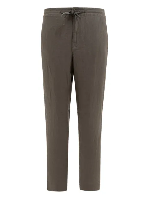 Vince drawstring-waistband hemp trousers
