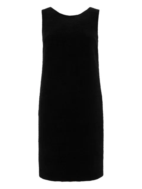 Loulou bouclette tweed sleeveless dress
