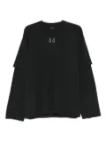 44 LABEL GROUP logo-detail T-shirt - Black