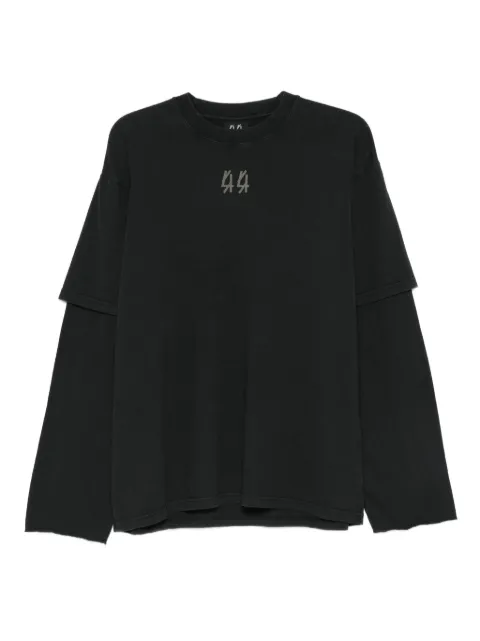 44 LABEL GROUP T-shirt met logodetail