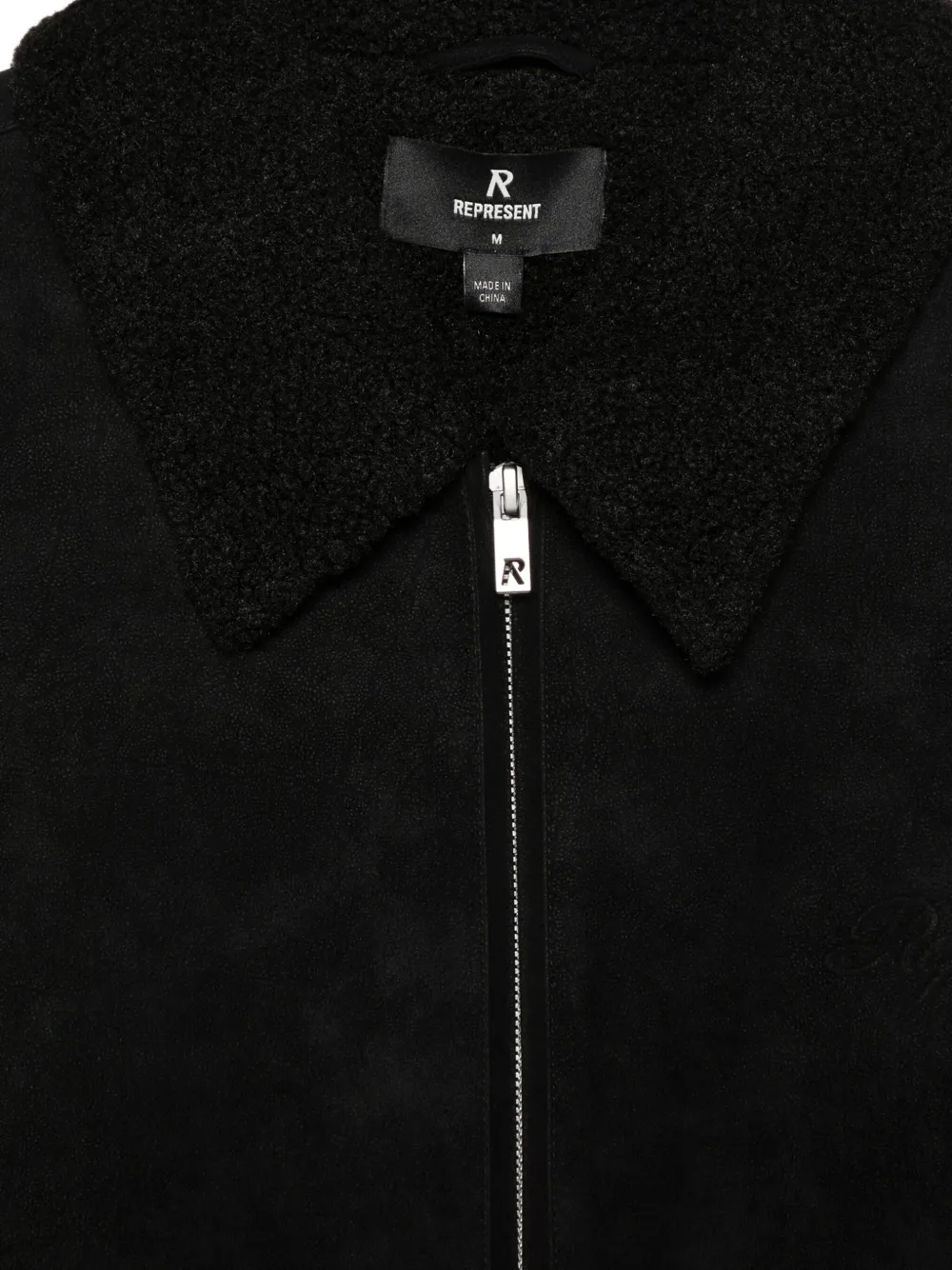 Represent Jack met lammy kraag Zwart