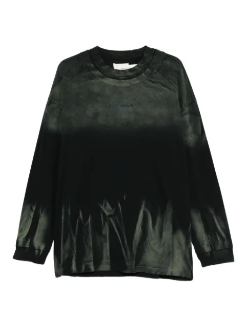 Feng Chen Wang dip-dye long-sleeved sweatshirt
