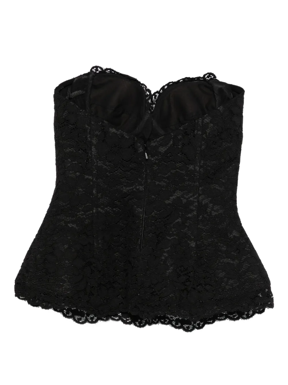 Costarellos lace-trimmed bustier top | Vests & Tank Tops | Image 2