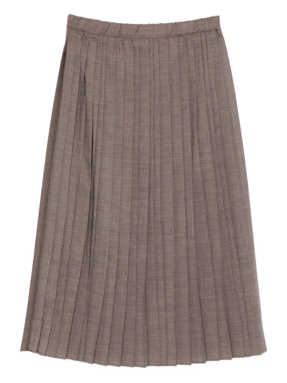 Antonelli Orvieto pleated skirt - Bruin