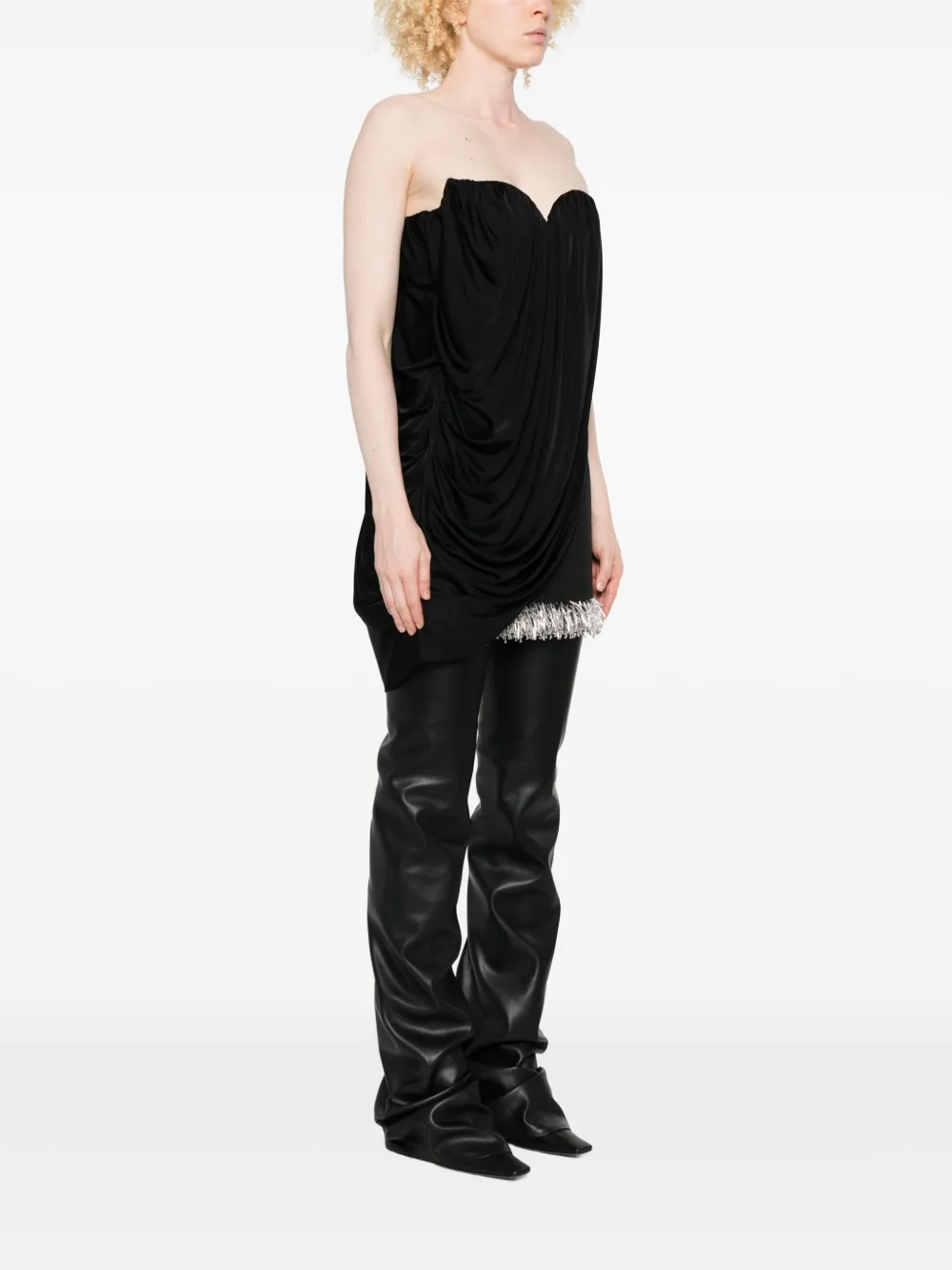 Giuseppe Di Morabito Strapless top Zwart