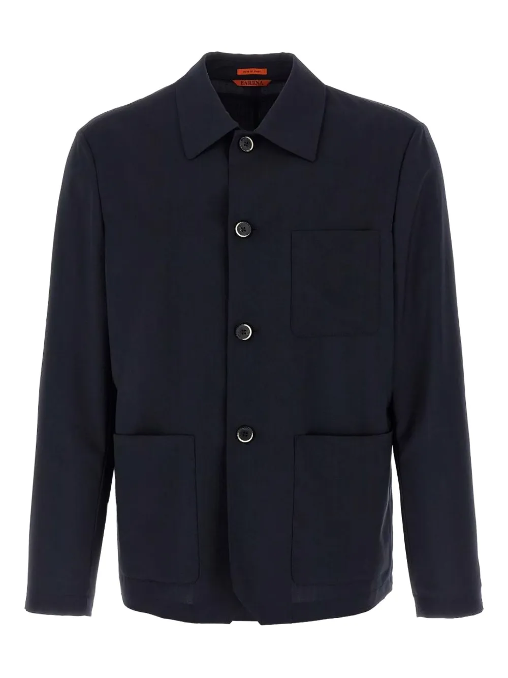 Barena Venezia Button-fastening Overshirt In Blue