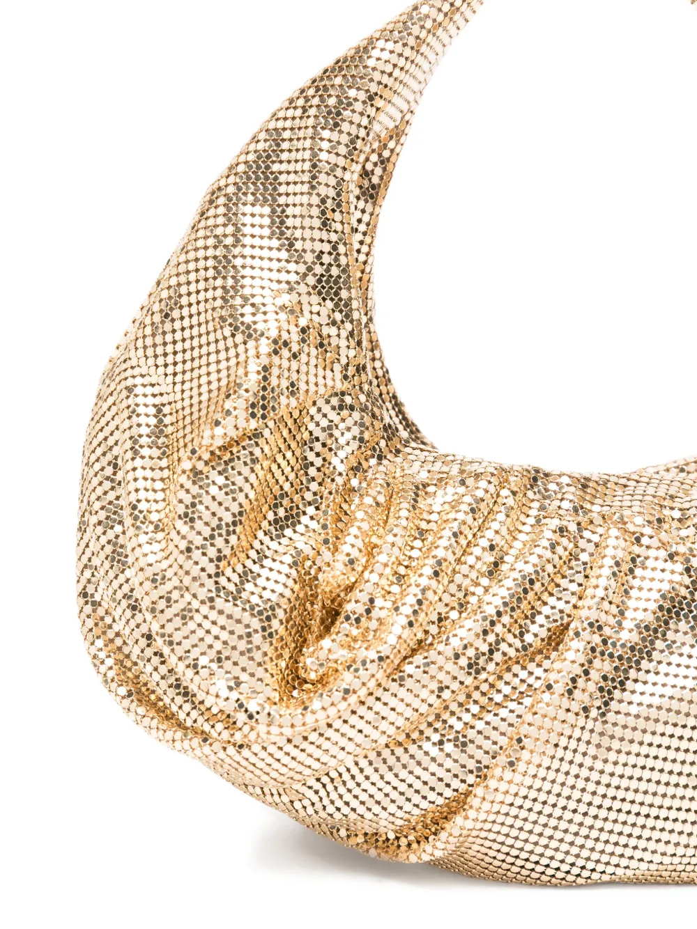 Benedetta Bruzziches Yennefer shopper verfraaid met kristallen Goud