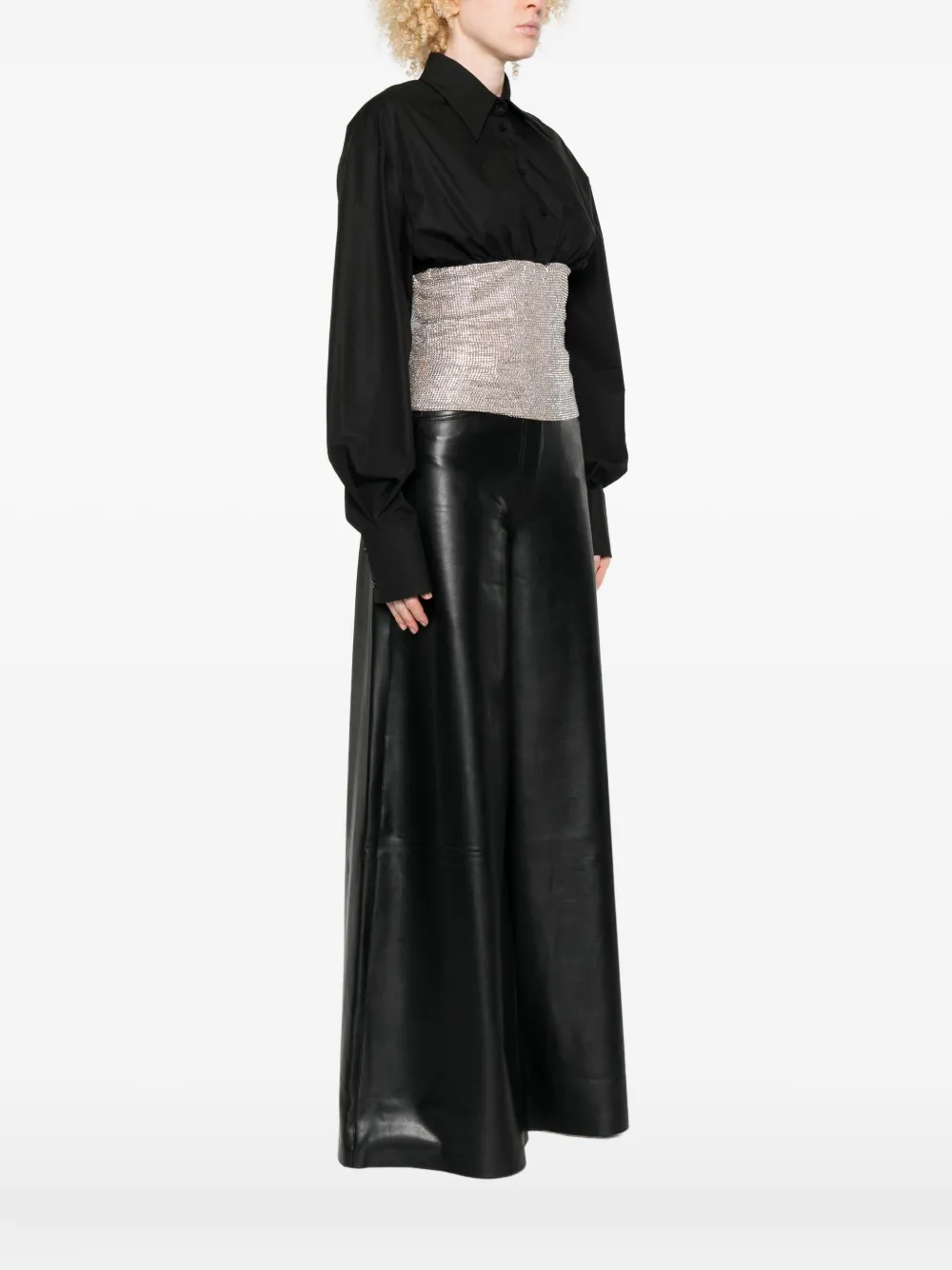 Giuseppe Di Morabito Crystal-embellished Long-sleeves Shirt In Multi