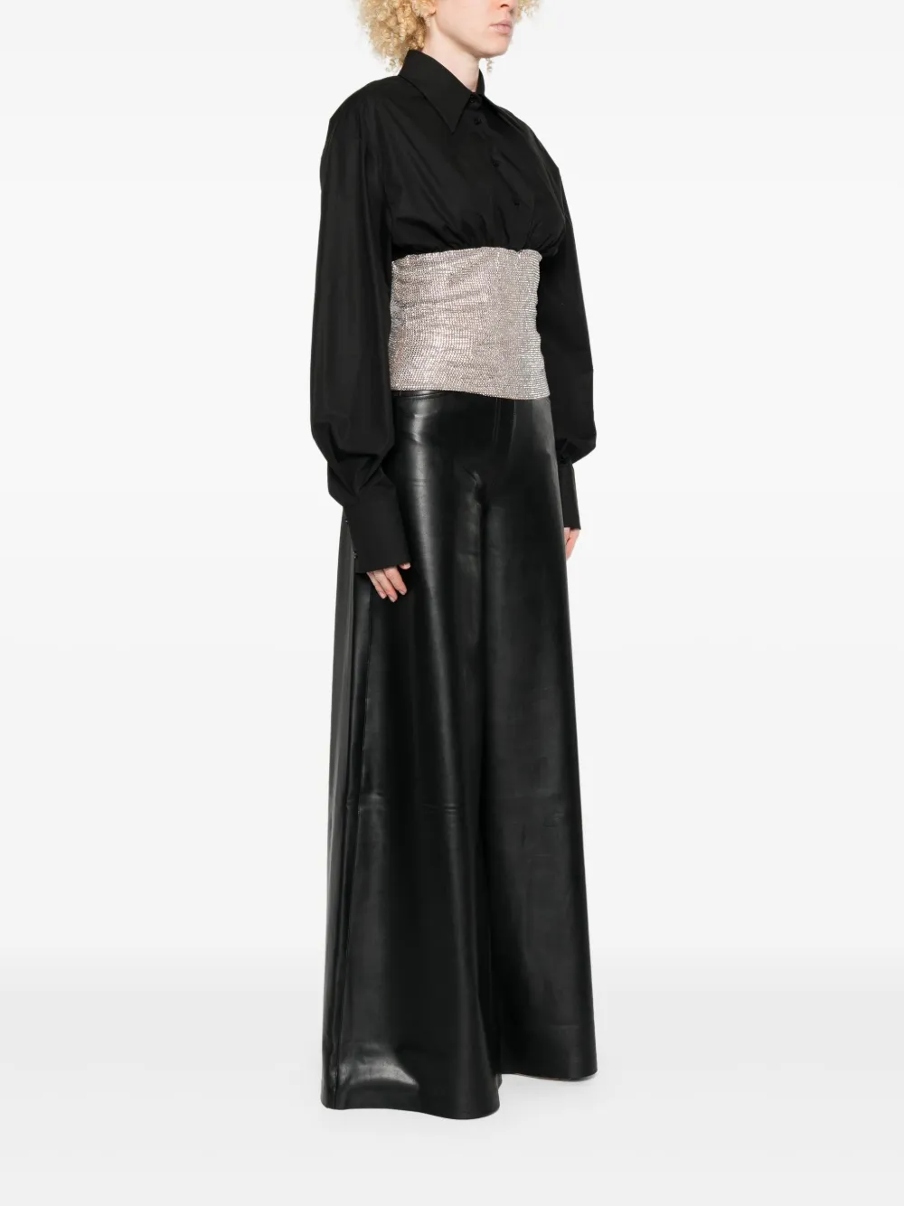 Giuseppe Di Morabito Blouse verfraaid met kristallen Zwart