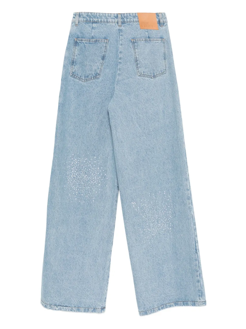 Giuseppe Di Morabito embellished diagonal-panel jeans | Straight-Leg Jeans | Image 2