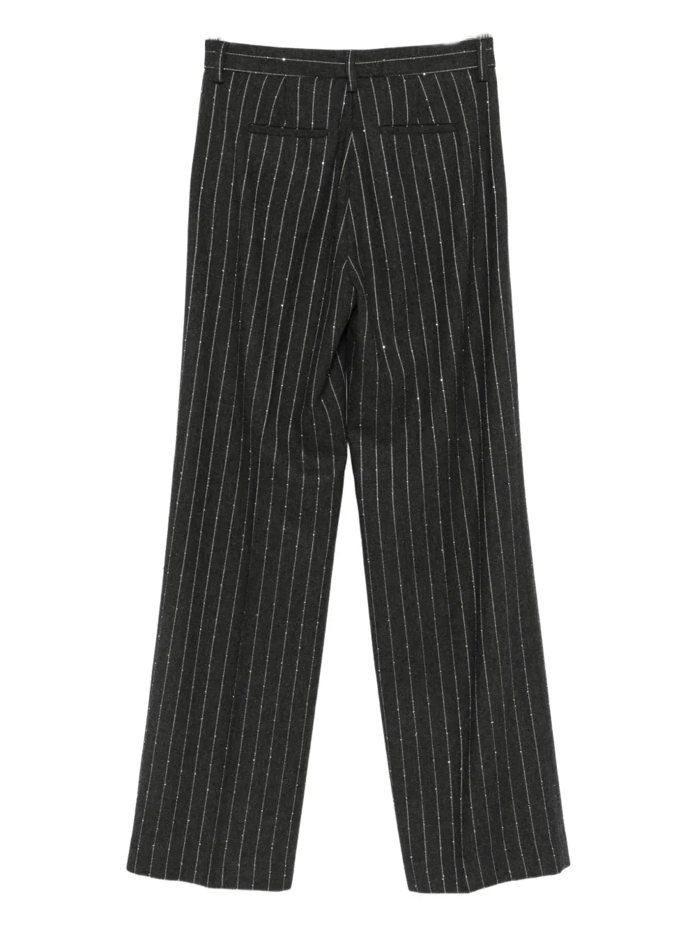 Antonelli Ponce pinstripe embellished trousers - Grijs