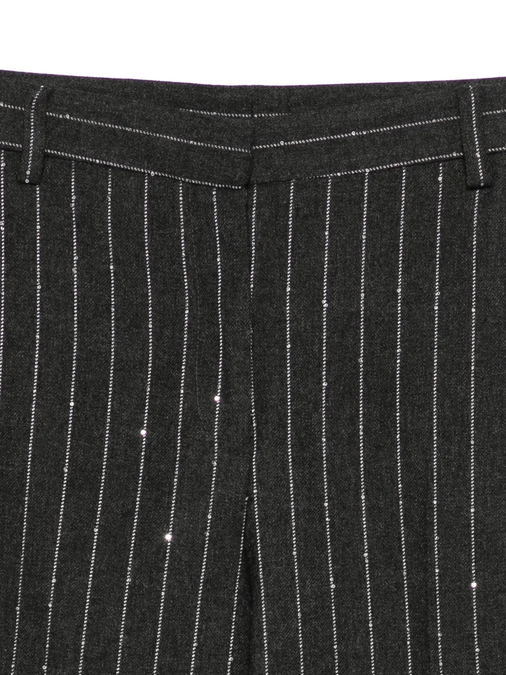 Antonelli Ponce verfraaide broek met krijtstreep Grijs