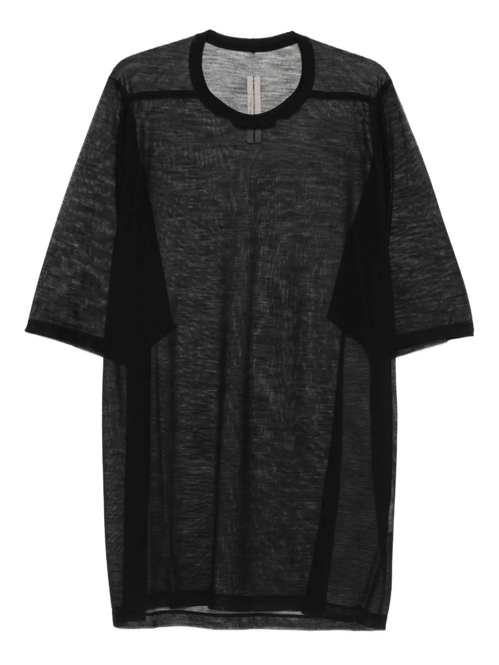 Rick Owens sheer wool T-shirt | Black | Image 1