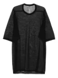 Rick Owens sheer wool T-shirt - Black