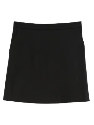 Fax Copy Express Wrap Skirt | Black | FARFETCH HU