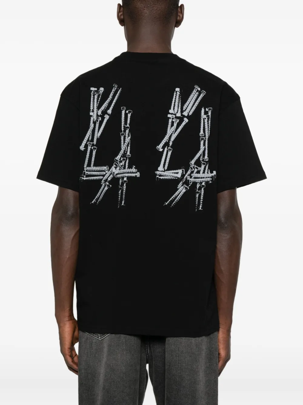 44 LABEL GROUP Screws T-shirt Zwart