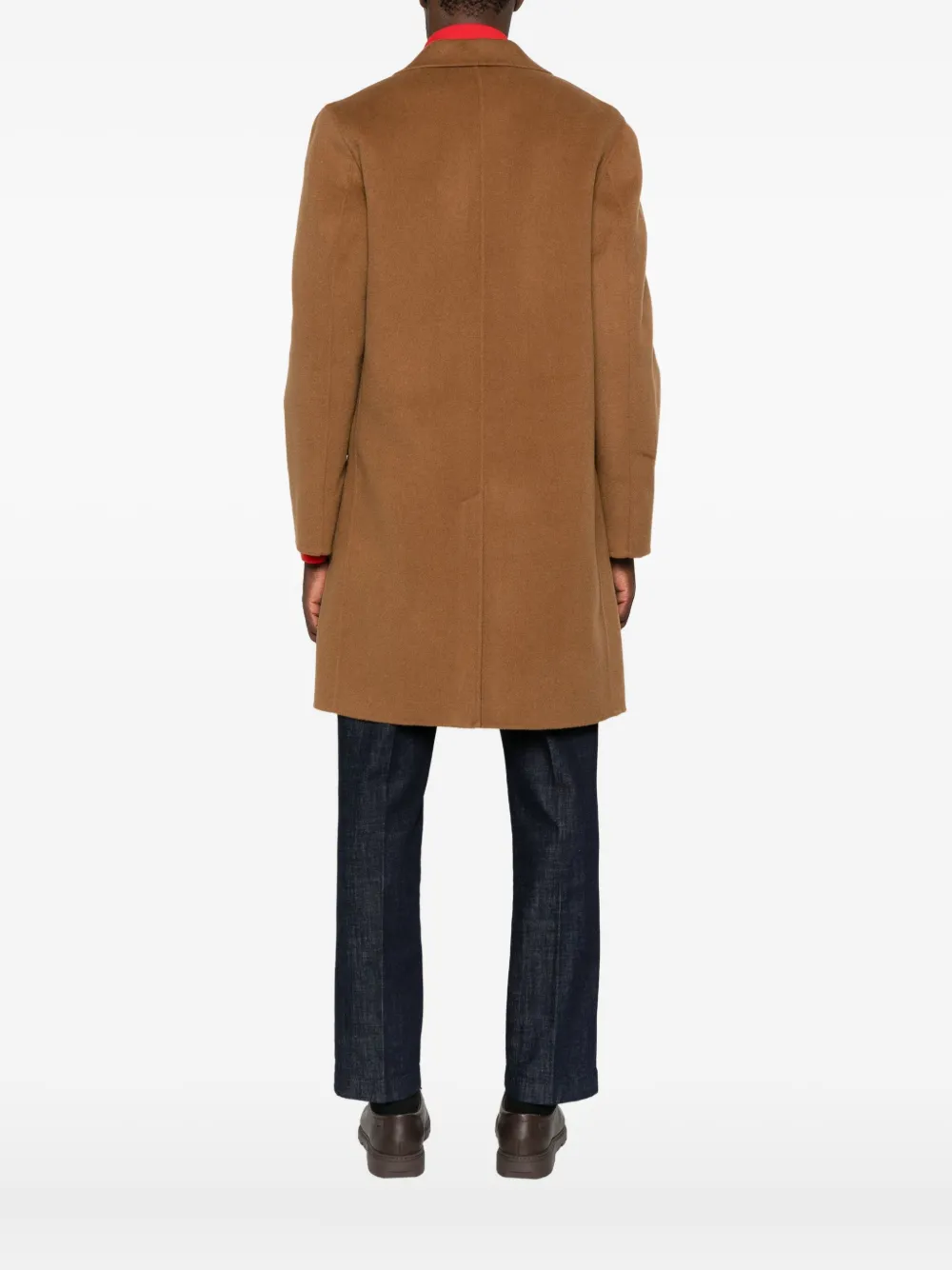Aspesi Flap-pocket Coat In Animal Print