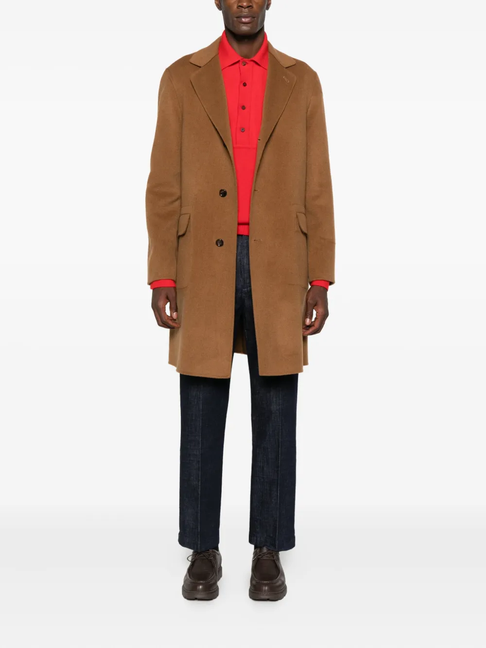 ASPESI flap-pocket coat | Single Breasted Coats | Image 2