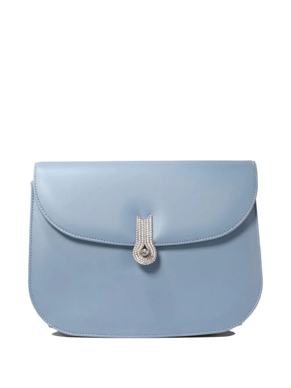 Amato Daniele Small Crystal-embellished Flap Shoulder Bag In Blue