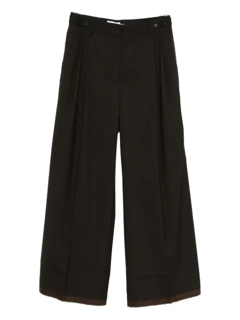 Feng Chen Wang pleat-detailing trousers