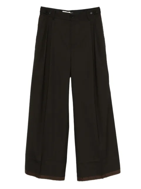 Feng Chen Wang pleat-detailing trousers