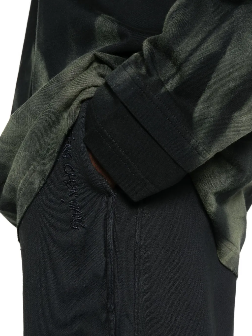 Feng Chen Wang Drawstring-waist Pants In Green
