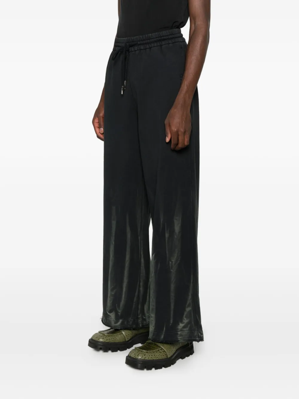 Feng Chen Wang Drawstring-waist Pants In Green