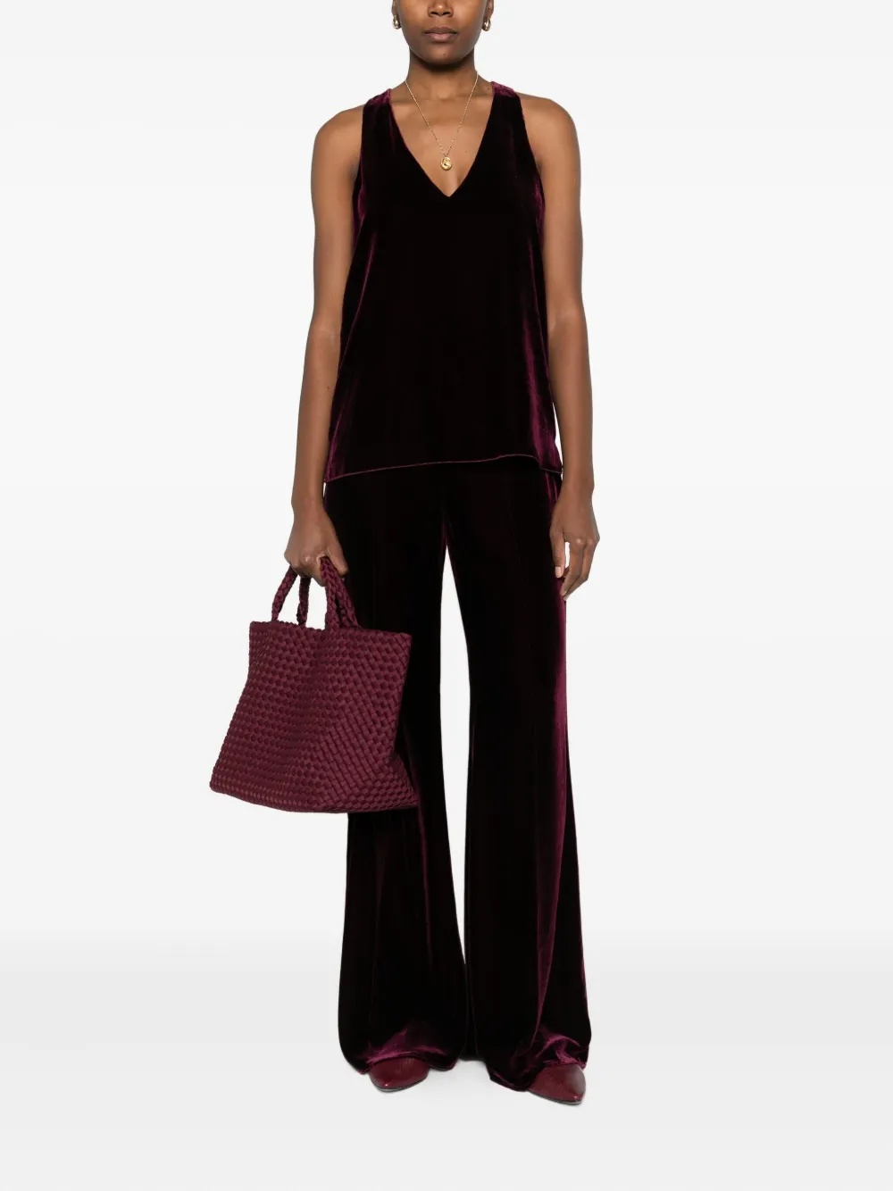 Forte Forte camiseta con cuello en V | Chalecos y camisetas | Image 2