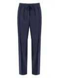 RAKKI elastic-waist cotton trousers - Blue