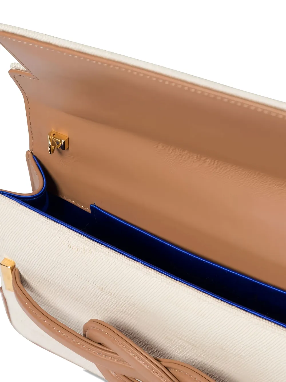 amato daniele knot-detail clutch bag Beige