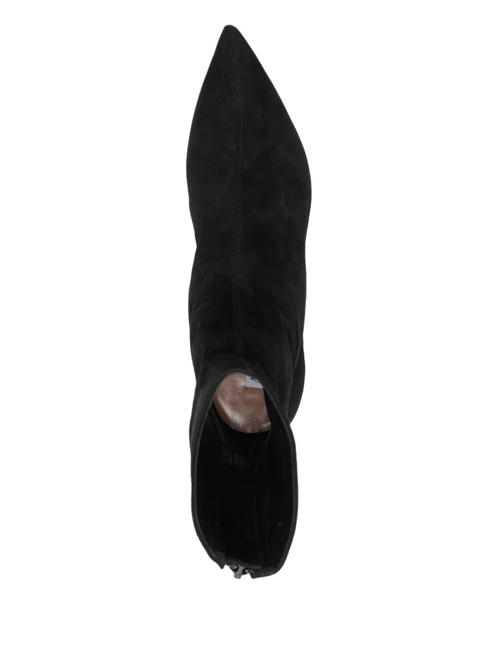 Aquazzura Ankle Pointed Boots In Black