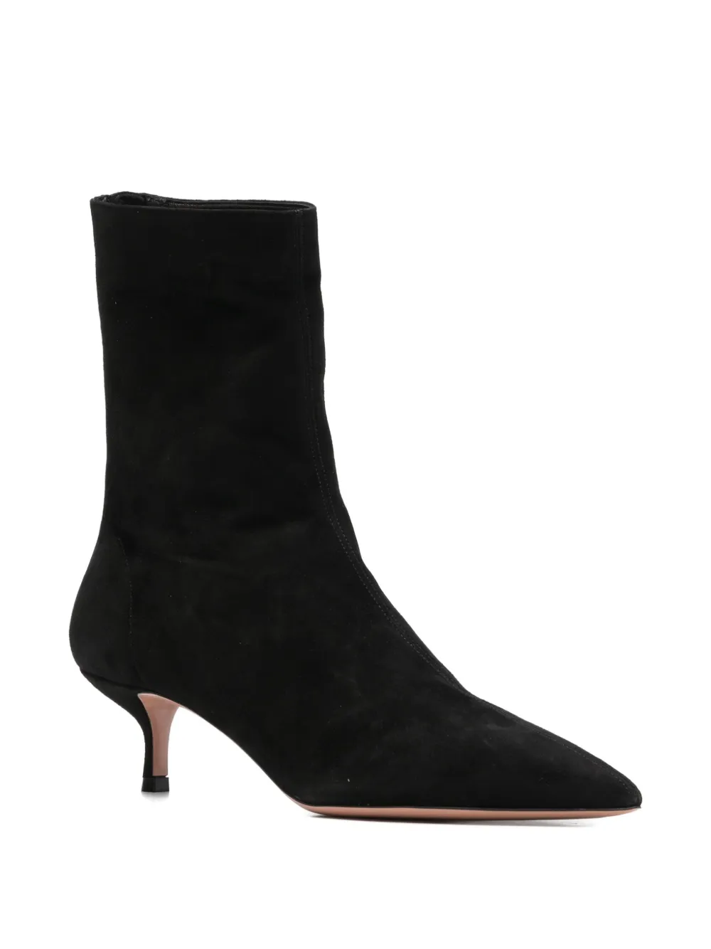 Aquazzura Ankle Pointed Boots In Black