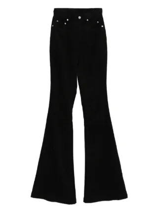 Rick Owens フレアジーンズ | ブラック | FARFETCH JP
