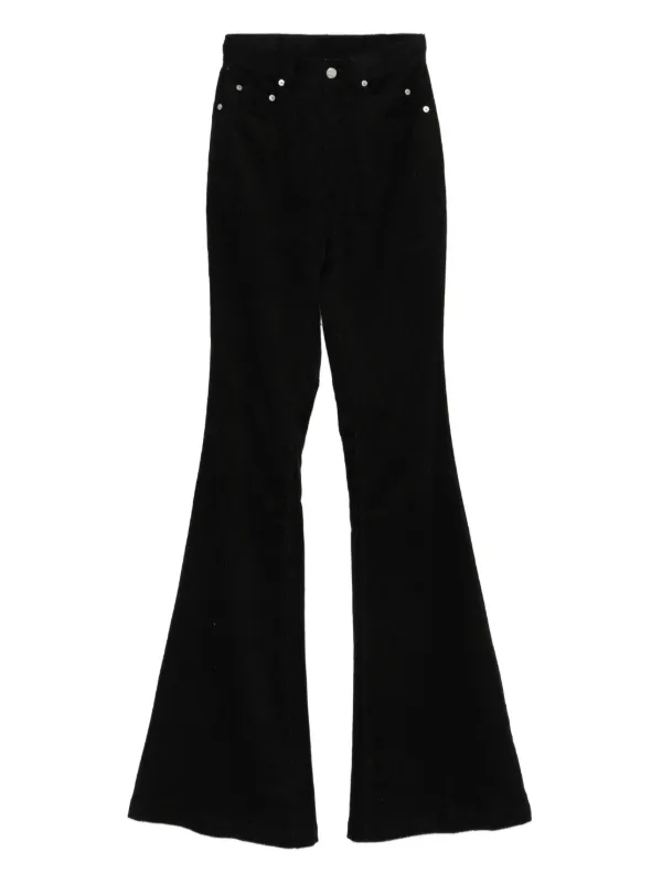 Rick Owens フレアジーンズ | ブラック | FARFETCH JP