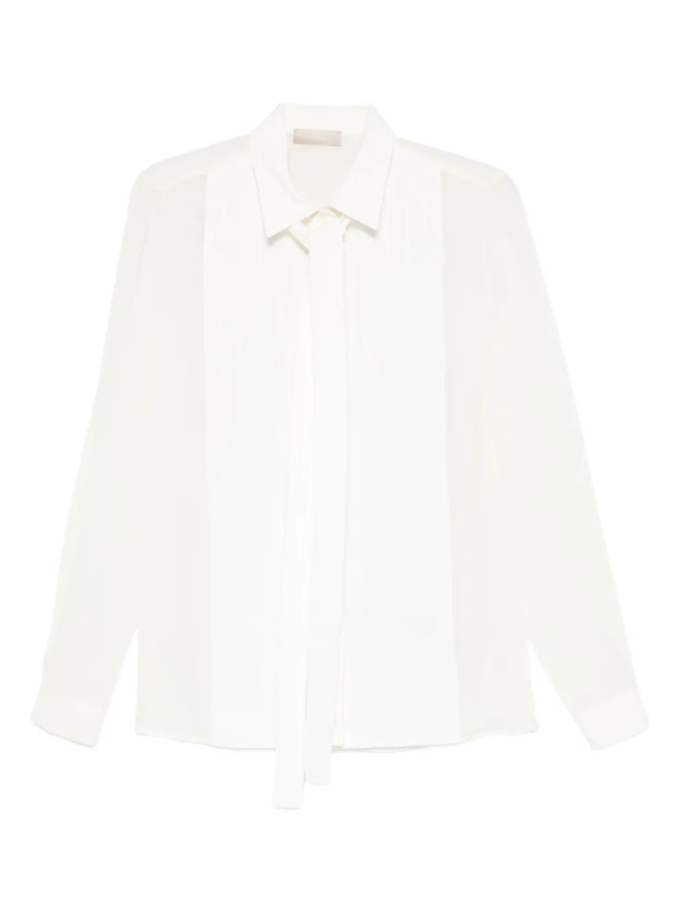 Elie Saab pleated shirt | White | Image 1
