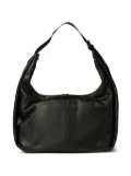 avenue 67 pebbled-leather shoulder bag - Black