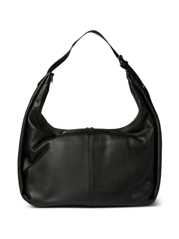 AIGNER ブラックレザーショルダーバッグ レディース レザーバッグ｜AIGNER公式アウトレット