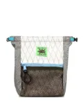 Brain Dead diamond-patterned equipment chalk bag - Grey