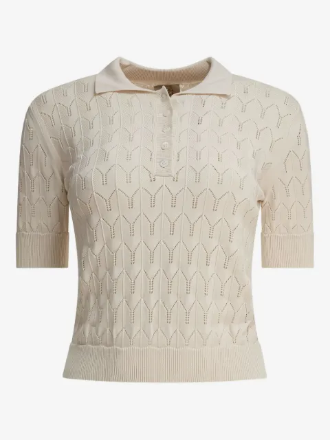 RAKKI Poloshirt mit Zickzackmuster